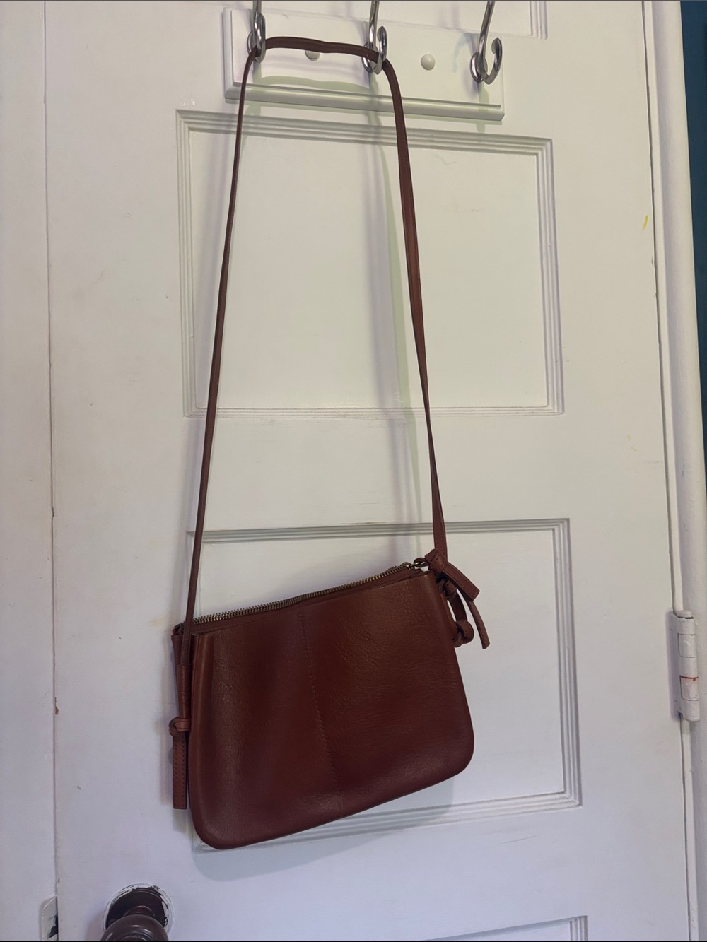 Madewell | Leather Crossbody Bag in Brown
